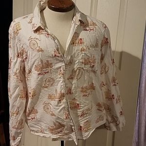 Victoria's Secret New York London Paris PJ Top Large